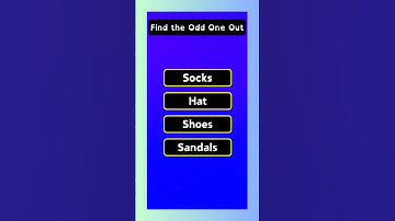 Find the Odd One Out Quiz Challenge 😵🥴 #quizquizzes