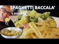 SPAGHETTI ZUCCHINE e BACCALA' Spaghetti alle zucchine e baccalà rapanello