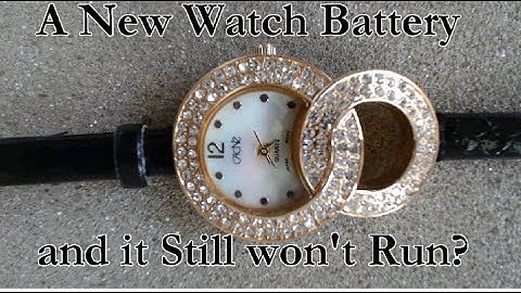 Do you have a wrist watch that stops even with a new battery?