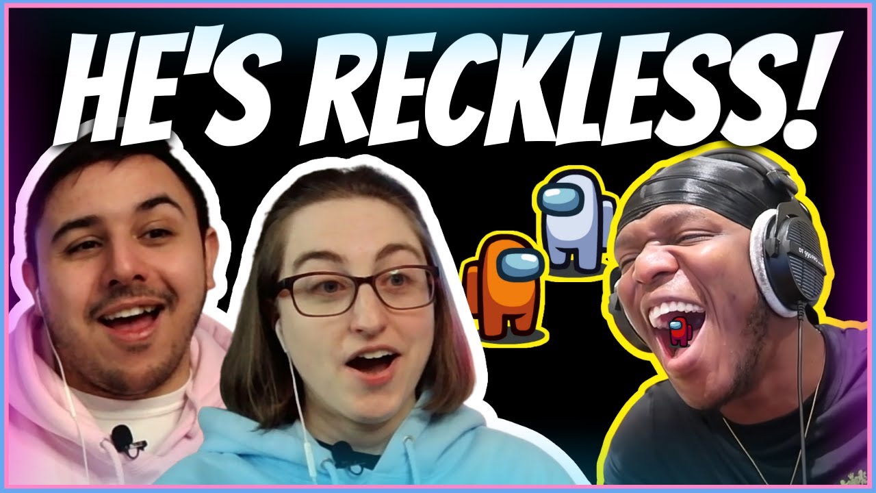 Sidemen - SIDEMEN play AMONG US but it's the STRANGEST play ever... | Eli and Jaclyn REACTION!!