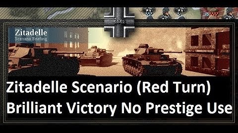 Lets Play: Unity of Command: Red Turn Scenario - Zitadelle Brilliant Victory (HD)