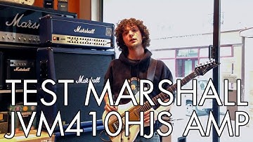Test Marshall JVM410HJS amp signature Joe Satriani