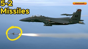 Missiles AIM9X AIM 120 - Learn Fighter Jets Series - Lesson 5-2 - PilotCourse99