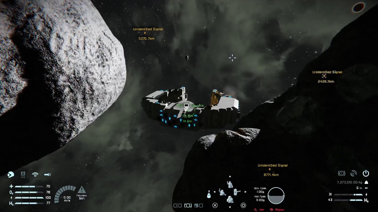 Space Engineers building space ship - YouTube