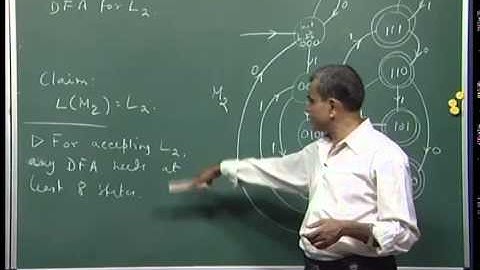 Mod-01 Lec-05 DFAs solve set membership problems in linear time, pumping lemma.