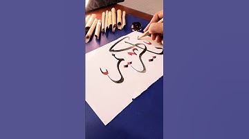 Beautiful Arabic Calligraphy Style💐🌷💞 #calligrphylearning  #calligraphylattering