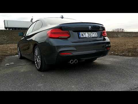 Dźwięk wydechu BMW 220i Coupe - Seria 2 wydech dźwięk silnika