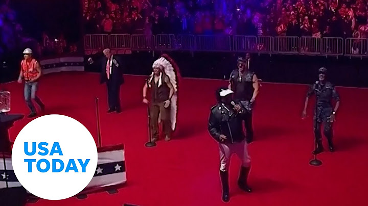Trump dances to Village People's 'Y.M.C.A' the night before his inauguration