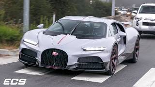 FIRST Bugatti Tourbillon Équipe Pur Sang Driving on the Street during Monterey Car Week!