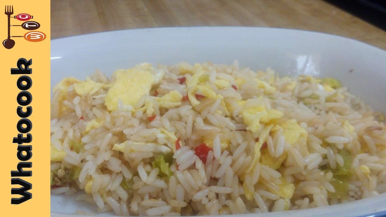 How To Make A Spicy Egg Fried Rice YouTube