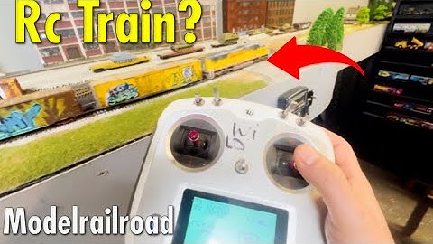 😍I RADIO CONTROLLED my Ho Train Layout#modelrailroad 