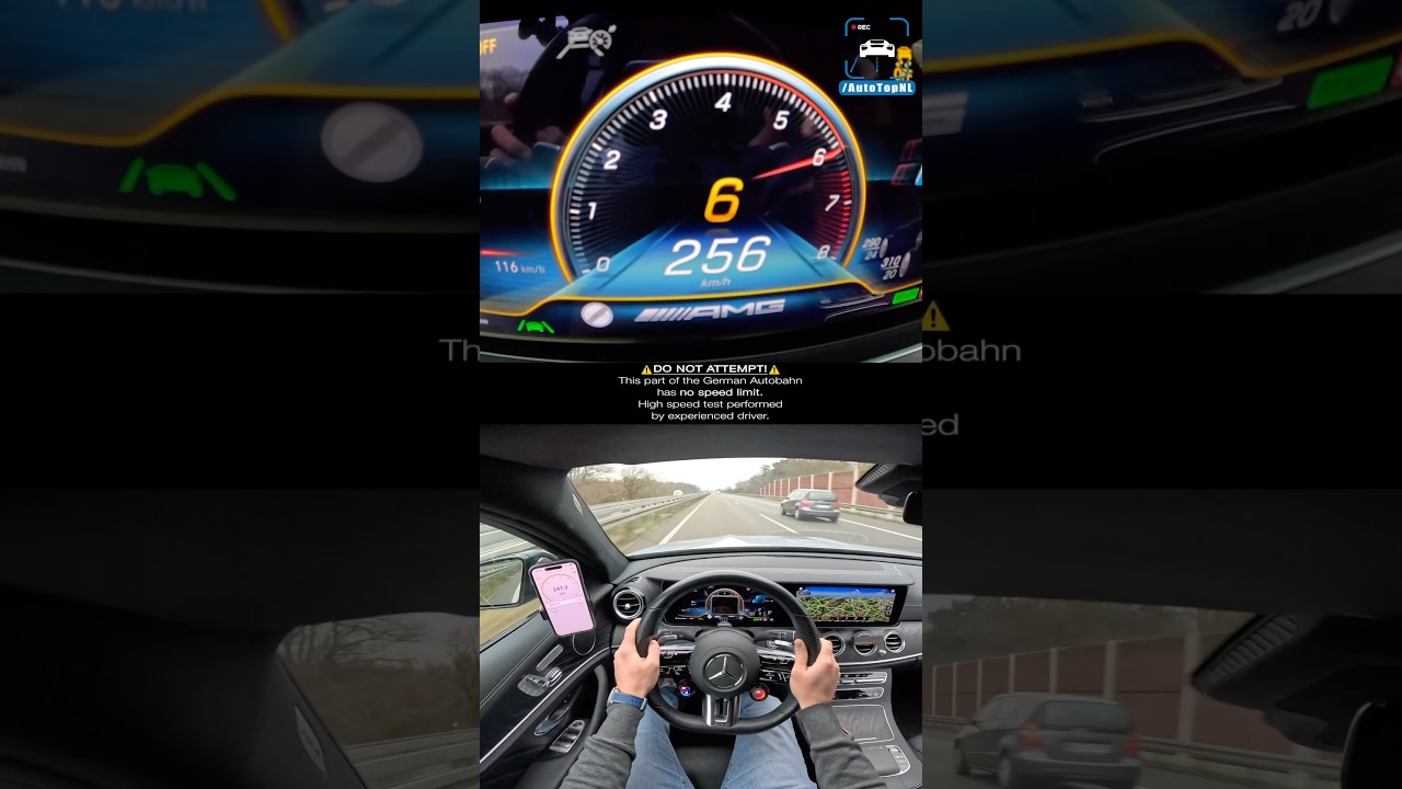 AMG E53 from 0 to TOP SPEED!!