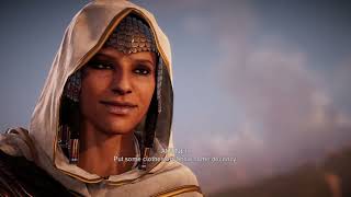 Ins Creed Origins Amunet Saves Bayek The Hidden Ones Dlc