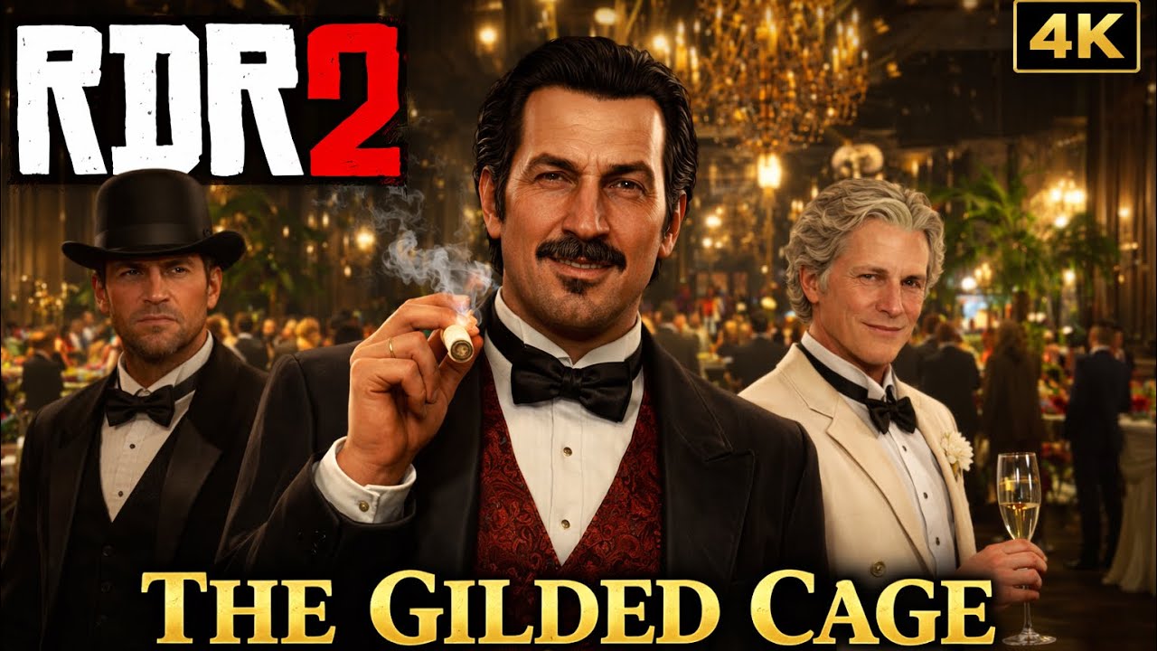 RDR2 The Gilded Cage Mission Full Gameplay | 4K Ultra HD