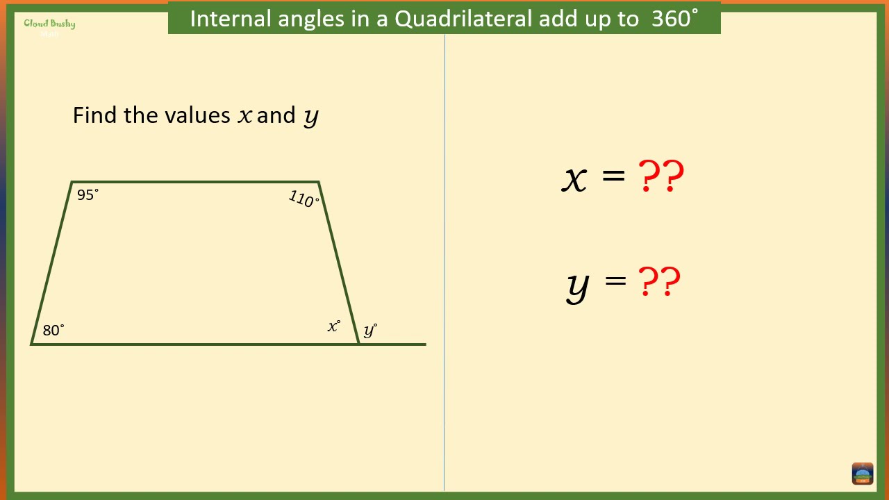 Angles In A Quadrilateral How To Find Missing Angles 2 YouTube