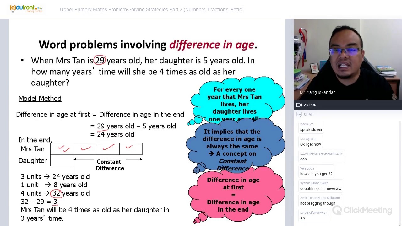P5-P6 Maths Problem-Solving Strategies Part 2 (Numbers, Fractions ...