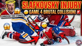 Juraj Slafkovsky Injury Shocks Canadiens Fans During Brutal Game 4 Collision...