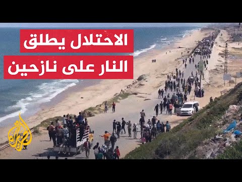 أثناء عودتهم إلى الشمال.. جيش الاحتلال يطلق النار على نازحين في شارع الرشيد