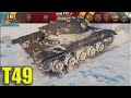 НЕ статист показал как играть на Т49 ✅ World of Tanks лучший бой ЛТ- США