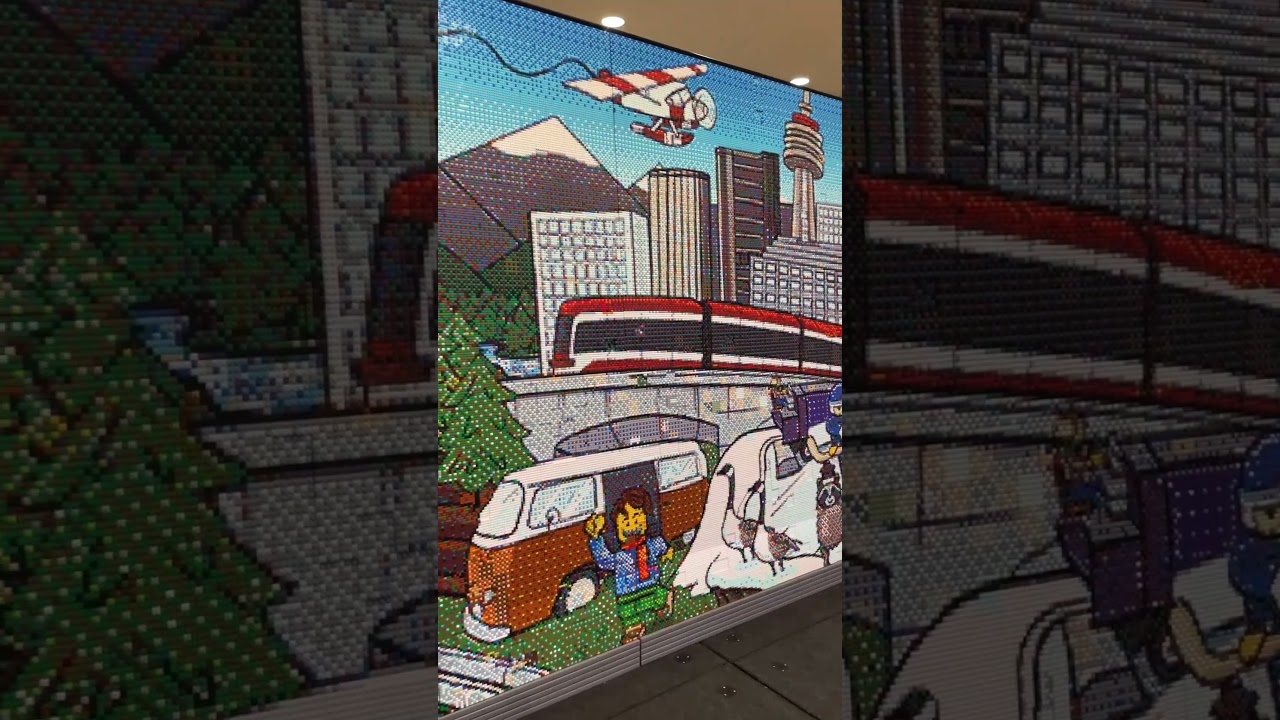 MMB Noel - Crazy Huge Canadian LEGO Mural