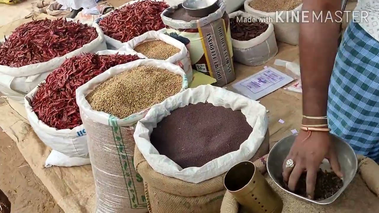 Yearly spices whole masala shopping near kollimalai | இனி ஒரு வருடத்திற்கு கவலை இல்லை