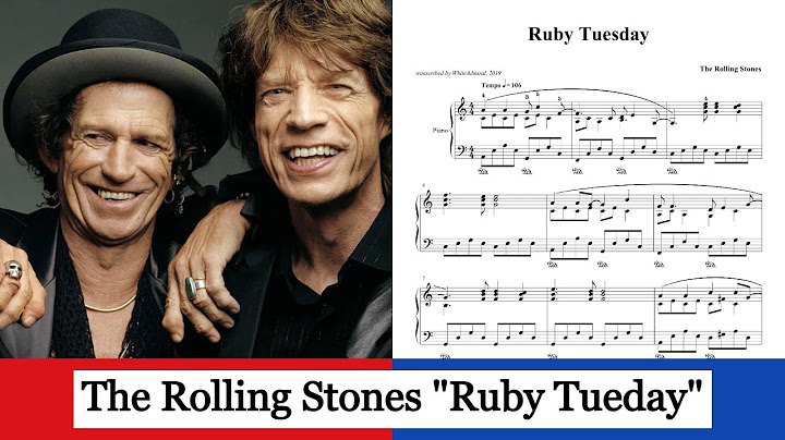 Ruby Tuesday Piano version - Piano performance video thumbnail