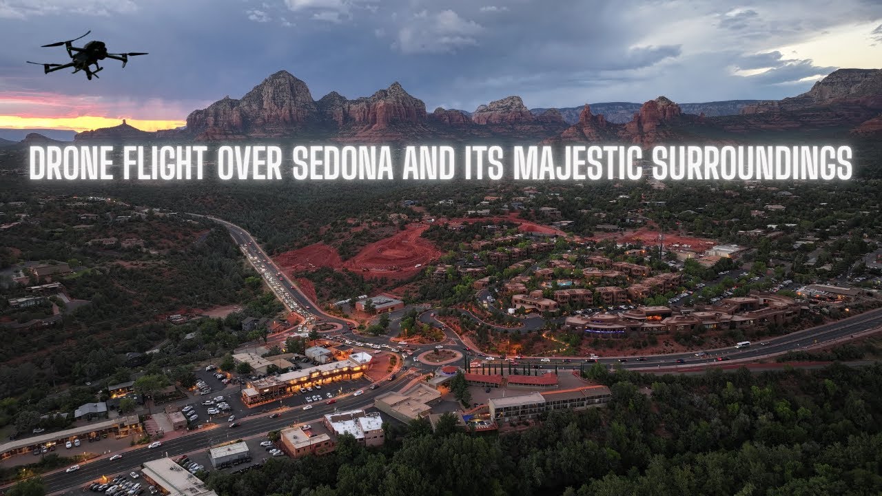 Drone Flight over Sedona and its Majestic Surroundings - YouTube