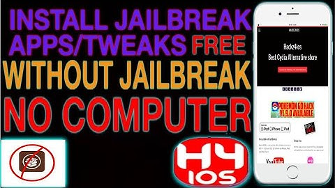 INSTALL JAILBREAK TWEAKS/APPS FOR FREE WITHOUT JAILBREAK IOS 9-10