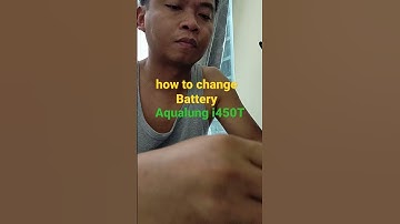 How To Change Battery Aqualung i450T