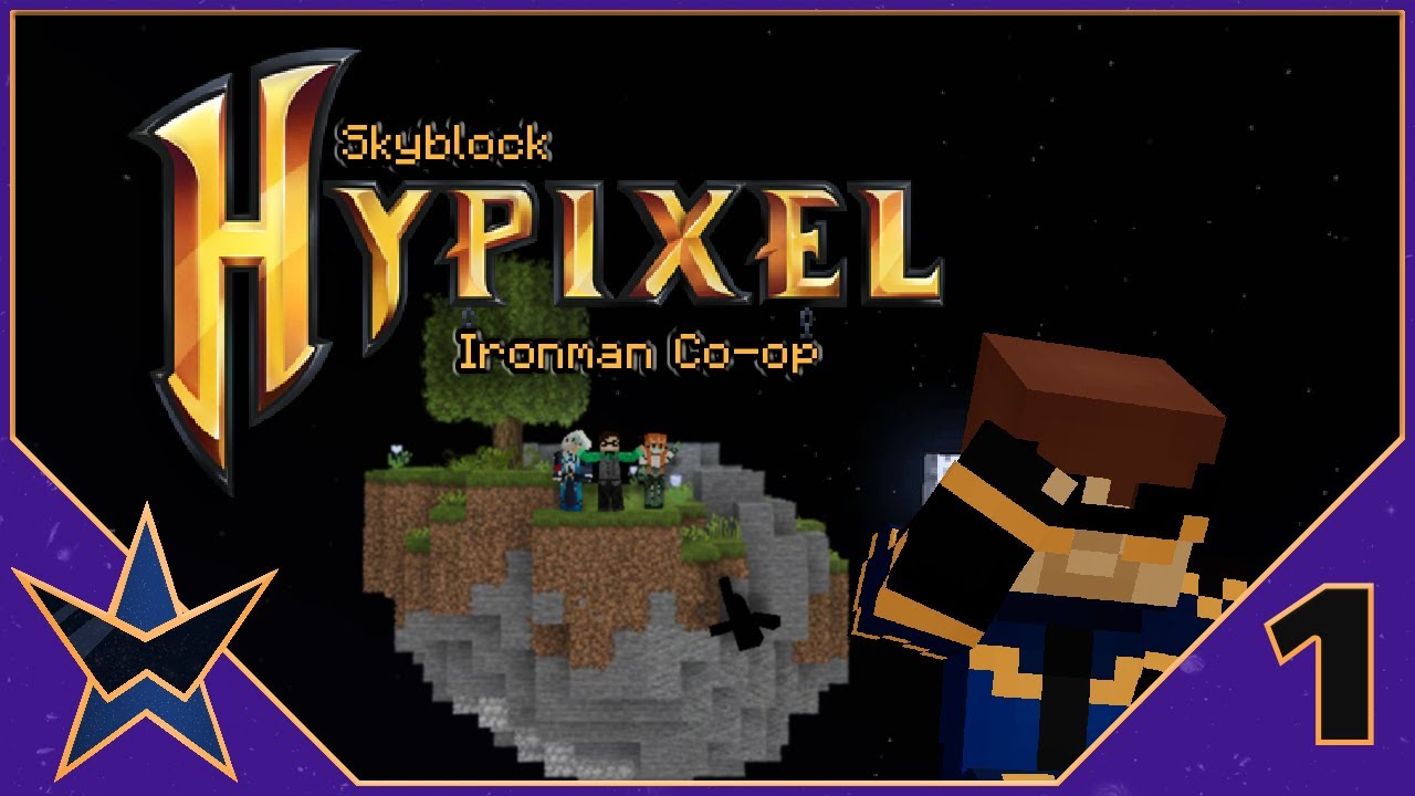 Hypixel Skyblock Ironman but i have to teach my friends how to play ...