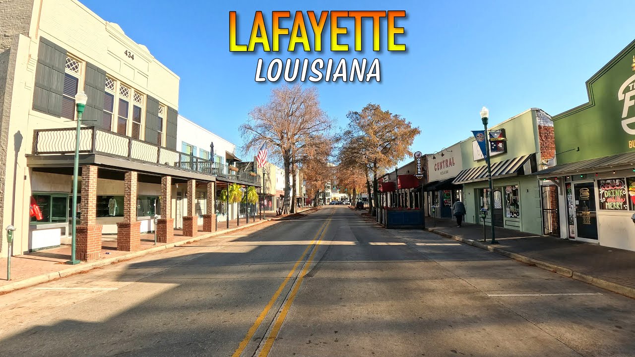 Lafayette Louisiana Driving Through