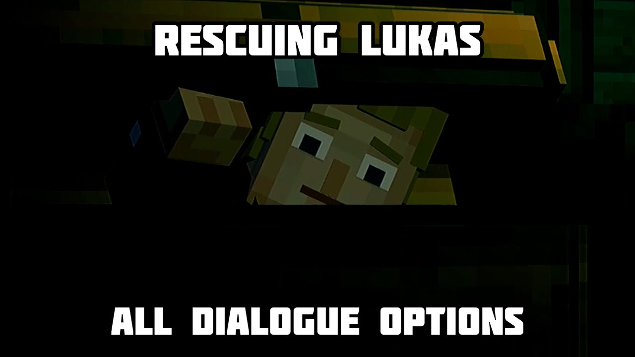 Rescuing Lukas - All dialogue options in Minecraft: Story Mode Episode ...