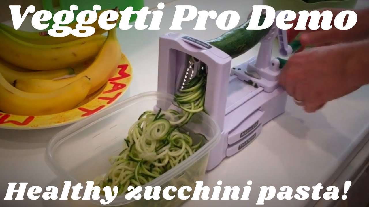 New in Package VEGGETTI As Seen on TV SPIRALIZER Zucchini Pasta Vegetarian  5 in.