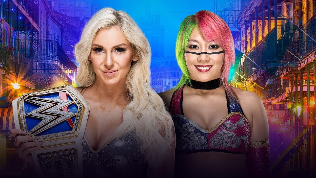 Asuka vs charlotte flair wrestlemania 34