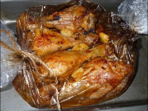 курица с картошкой в микроволновке