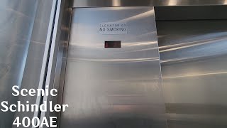 Scenic Schindler 400AE Traction Elevators at QFC, University Village - Seattle WA