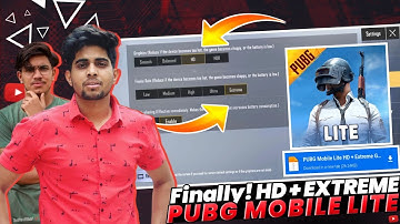 How To Enable HD + Extreme Graphics In PUBG Mobile Lite | How To Unlock 60 Fps In PUBG MOBILE Lite