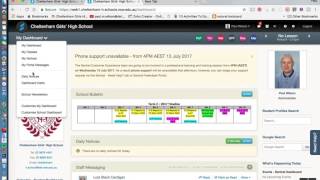Lesson 1 - (Sentral Markbook) Creating a link to 'Markbook' in 'My Dashboard'