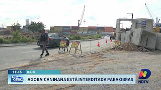 Obras e acidente complicam o trânsito em diferentes pontos de Itajaí