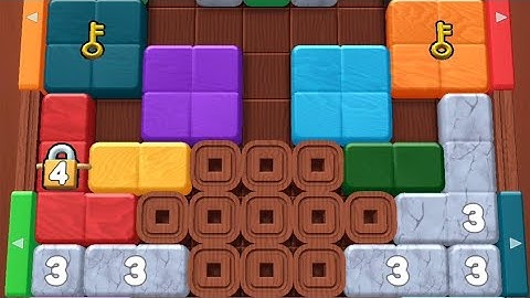 Wood Away Block Jam Level 48 Game Walkthrough Solution