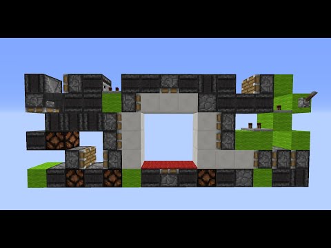 [Minecraft java] 3x3カーペットピストンドア