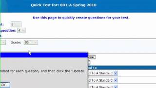 Datawise Quicktest Creation