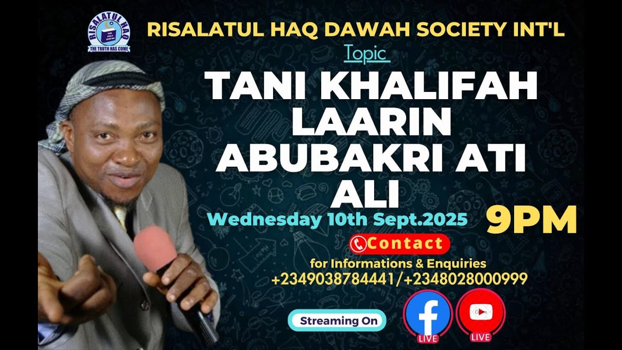 USTAZJAMIU/ TANI KHALIFAH LAARIN ABUBAKRI ATI ALI - YouTube