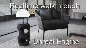 Realtime Walkthrough Interior, Unreal Engine 5