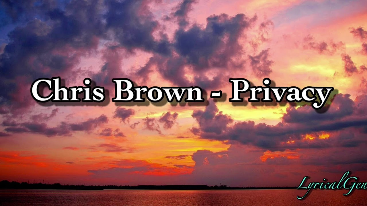 Chris Brown Privacy (Lyrics) YouTube