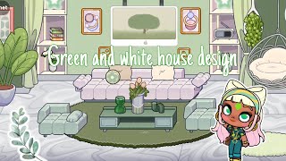 Aesthetic MANSION HOUSE Green and white💚 AVATAR WORLD 🤍 House Ideas FREE HOUSE [House Design]