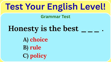 Mixed Grammar Challenge! Test Your English Level — 99% Fail This Tricky Grammar Challenge