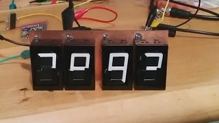 Electromagnetic 7-segment clock - Attempt 1 FAILED