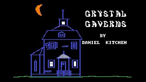 Crystal Caverns walkthrough (Apple II - Hayden Software)