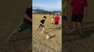 Nhap | フットボール| Practice dribbling and shooting | #shorts #Futebol  #サッカー  #footbal#trending #soccer